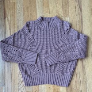 Mock neck  Knit Women's Sweater